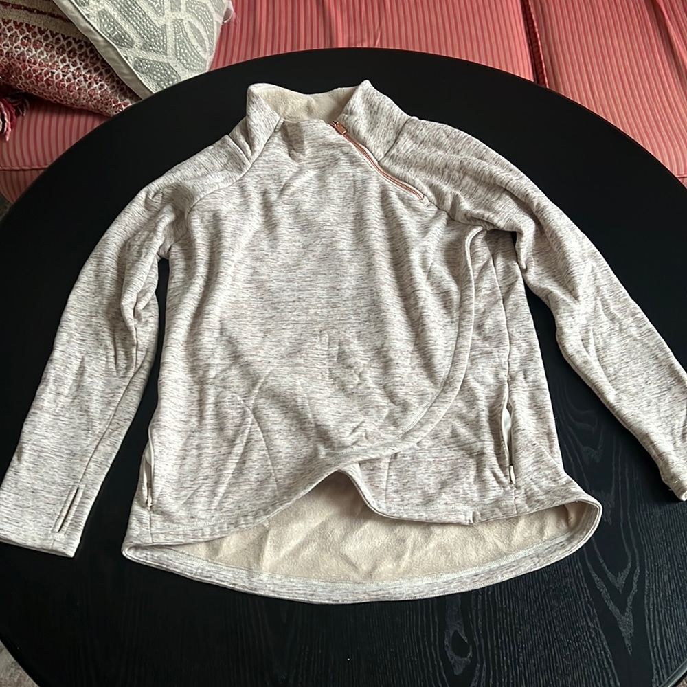 Fleece lined Athleta sweatshirt size m